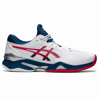 Férfi Asics Court FF 2 Teniszcipő AS0716845 Fehér/Kék